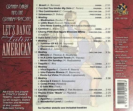 Let's Dance Latin American - Graham Dalby & The Grahamophones - 1995