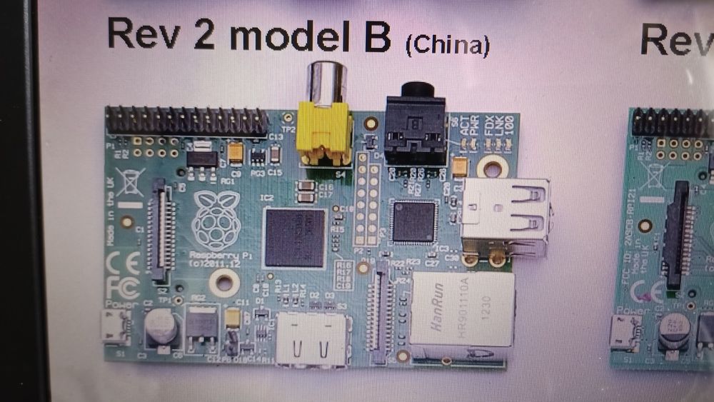 raspberry pi rev 2 model B