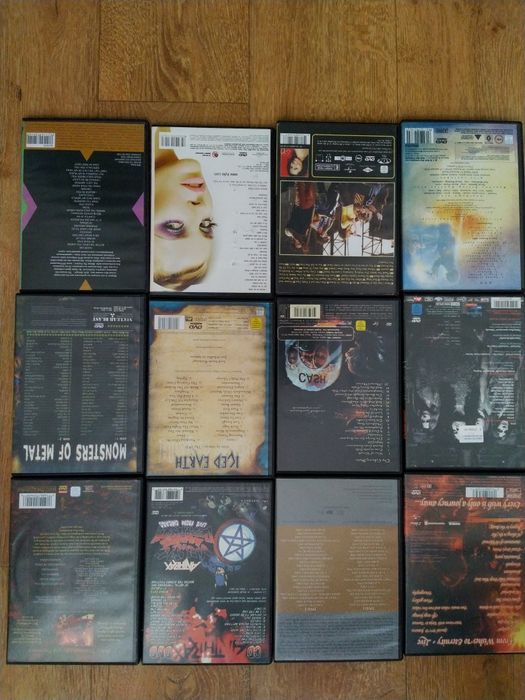 DVD video  AC/DC, Nightwish, Kreator и др...