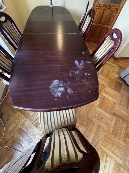 Drewaniany stół 3m