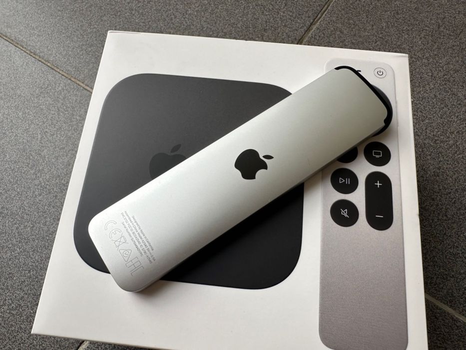 Apple TV 4K A2169 4K Comando Caixa Acessórios Fatura