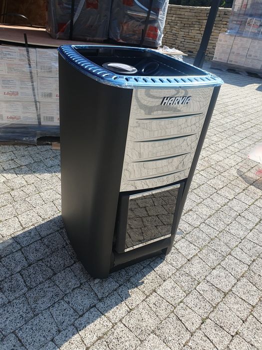 Piec do sauny, drewno - Harvia M3 + komin + kamień