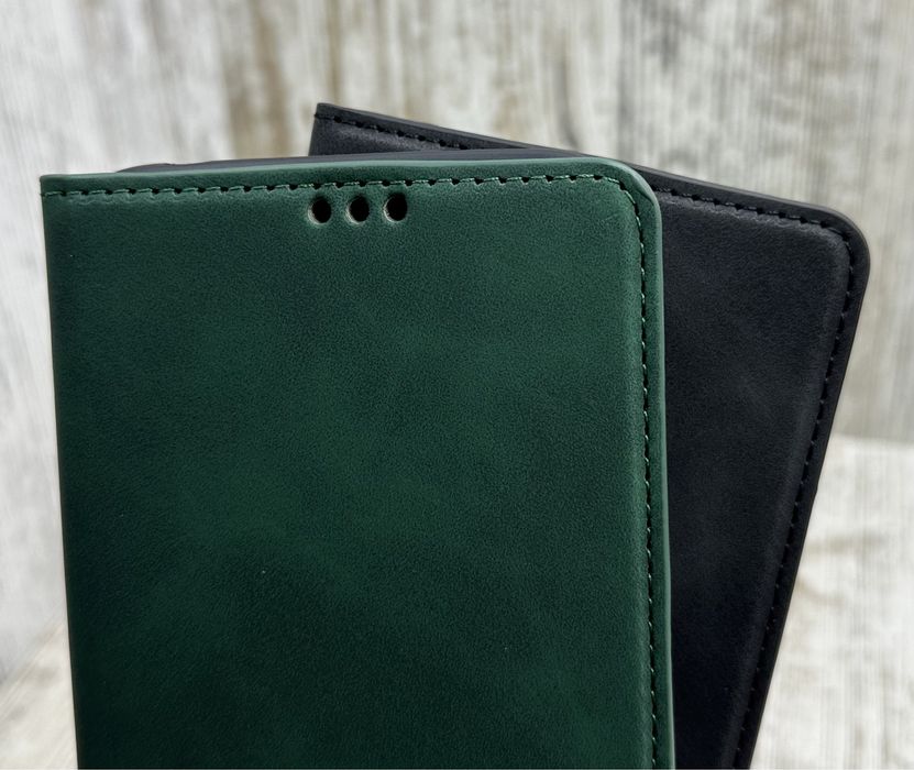 Прошитый чехол - книжка на Xiaomi Redmi 12/ 13. На магните