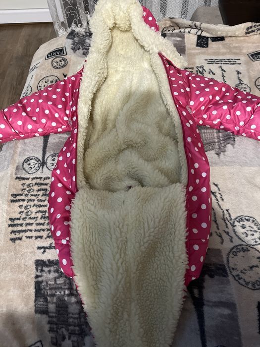 Детский зимний комбинезон-трагсформер