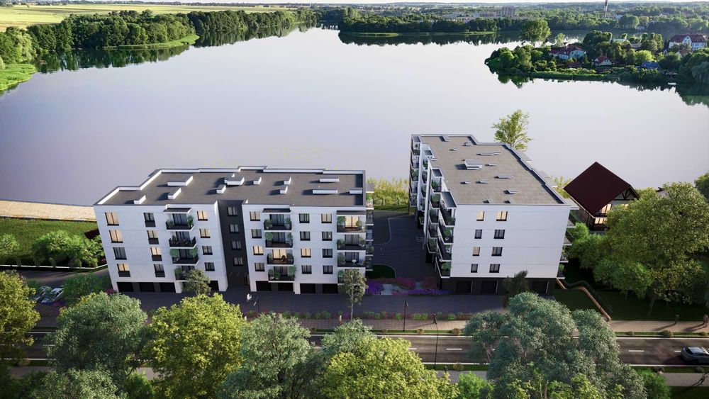 Nowy Apartament nad jeziorem Pod Żaglami I M 38, komórka, parking