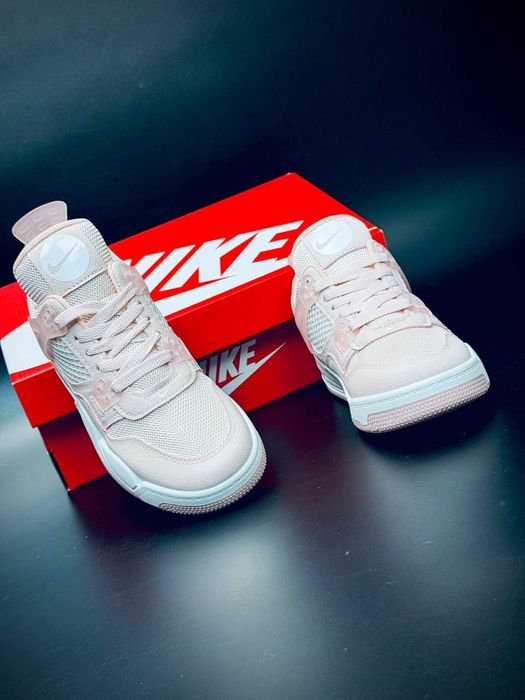 Nike aura 4 Pink /кросівки шкіряні жіночі/ рожеві найк аура 4