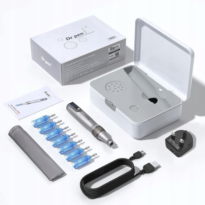 Dermapen Dr.Pen Ultima M8S bezprzewodowy 6 prędkości 0-2.5mm regulacja