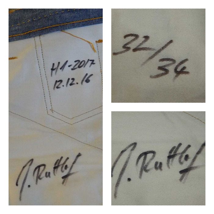 Джинсы ручной работы RUTTLOFF Selvedge Denim Slim Fit. Made in Germany