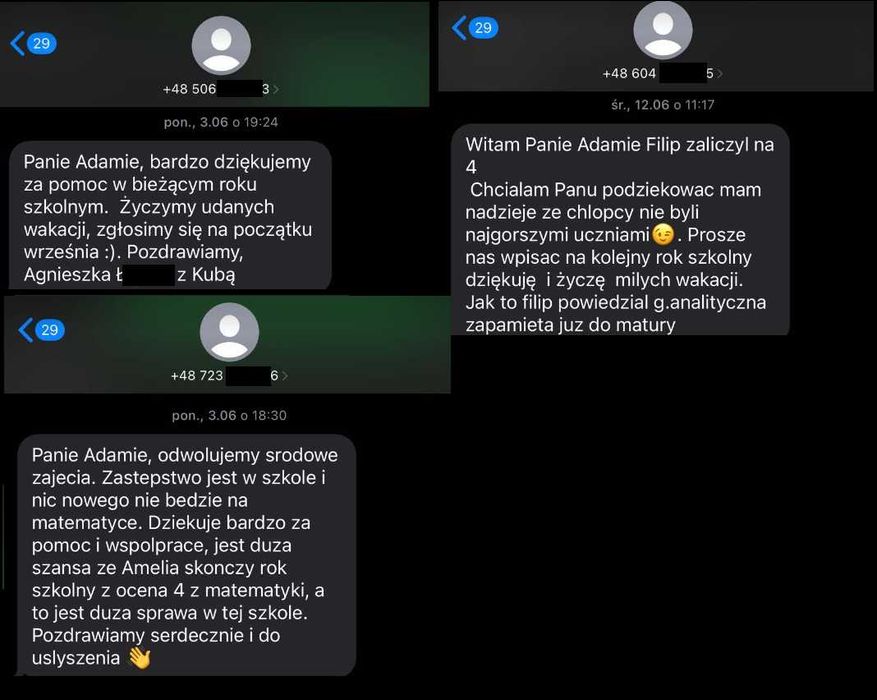 Korepetycje z matematyki - przygotowanie do sprawdzianów lub matury :)