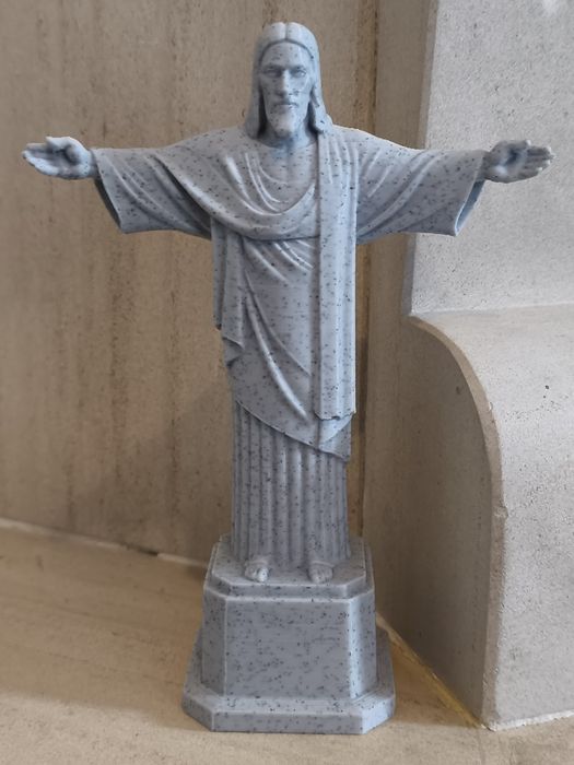 Cristo Redentor 3D PLA cor mármore