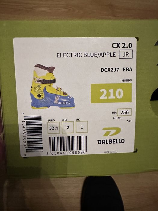 Buty narciarskie dziecięce Dalbello.  32,5