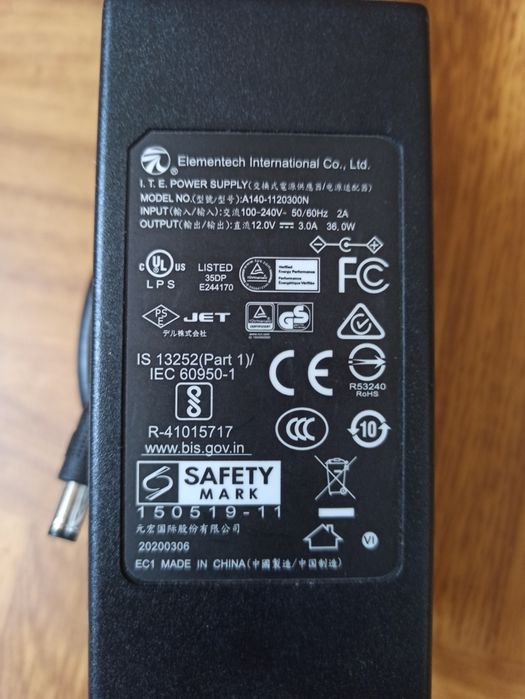 Блок живлення 12v 3a