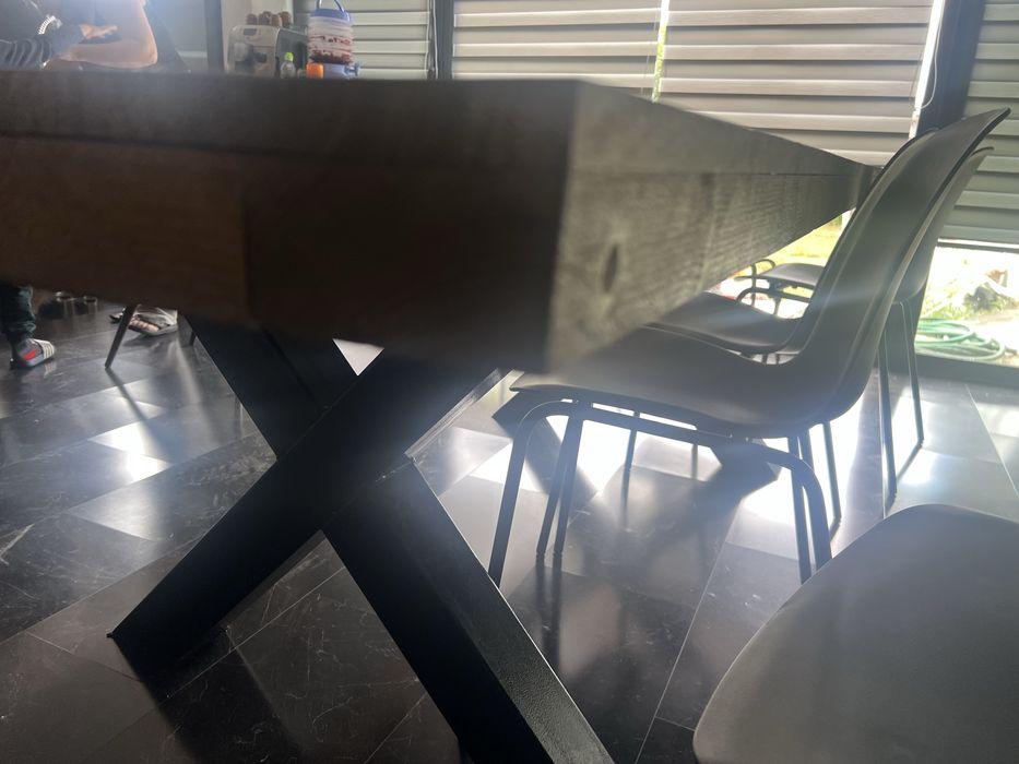 Mesa madeira macica rustica