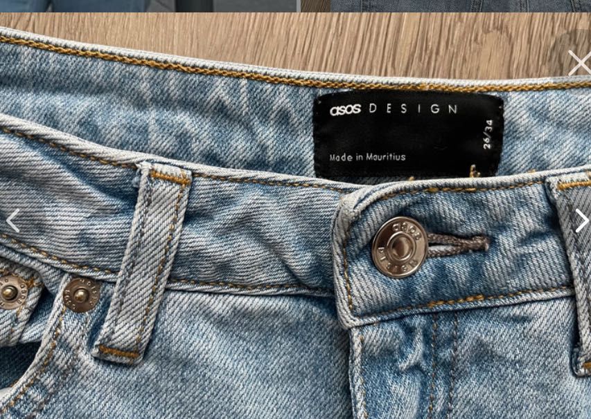 Dżinsy roz.S asos