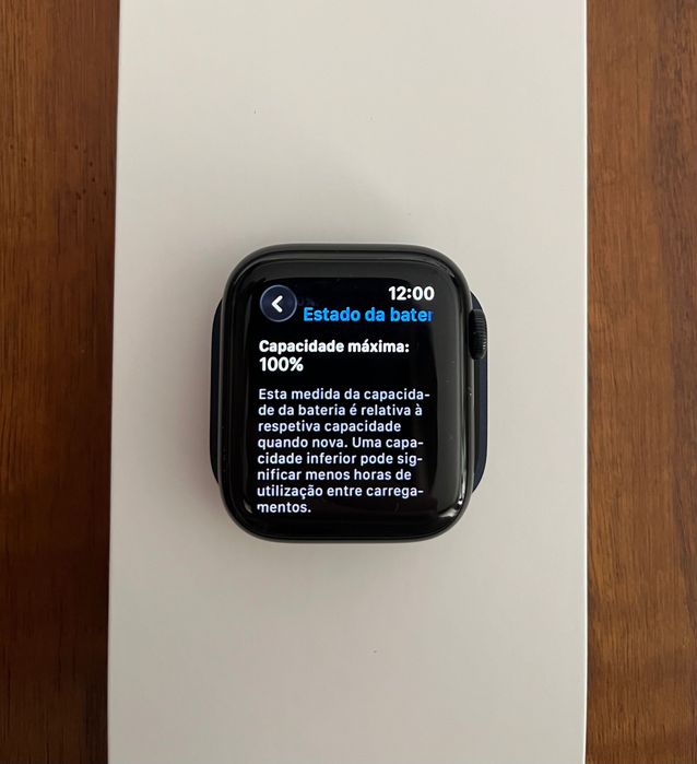Apple Watch SE GPS 44mm Midnight – Bateria 100%