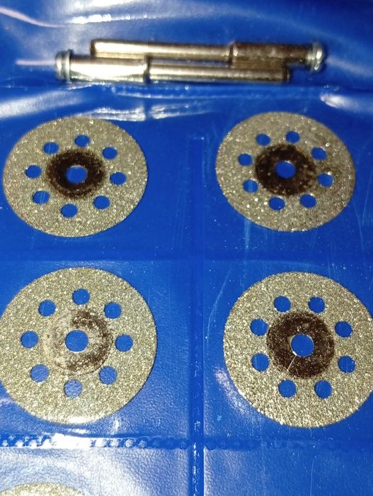 Набор алмазных отрезных дисков 25 мм для мини-дрели, бормашинки