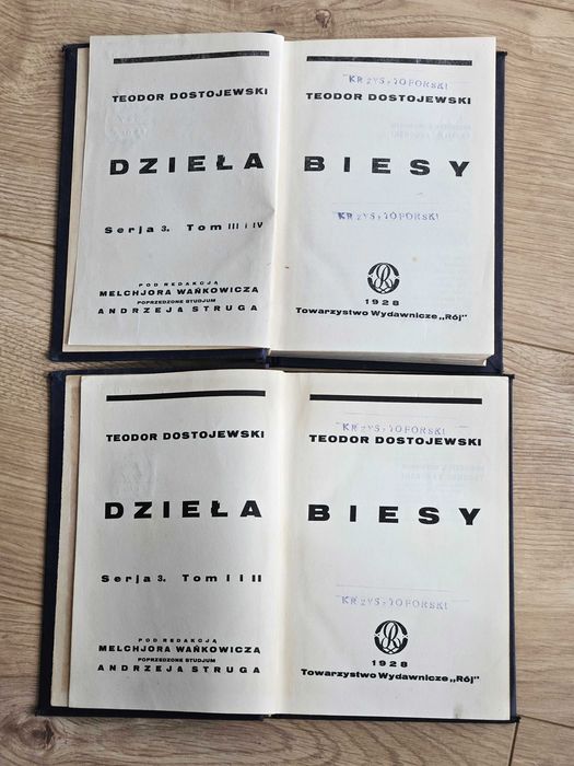 Teodor Dostojewski - Biesy tom I-IV