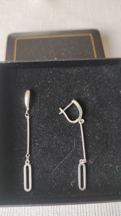 Srebrne kolczyki długie 925 Nowe!