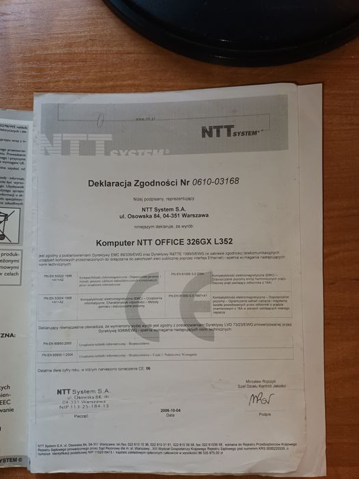 Komputer NTT OFFICE 326GX L352