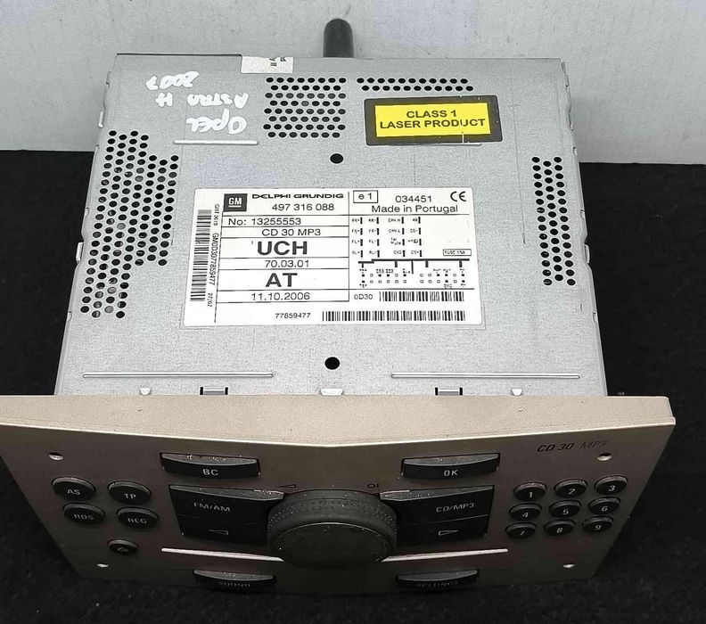 Rádio / Auto Rádio 13255553 - OPEL ASTRA H