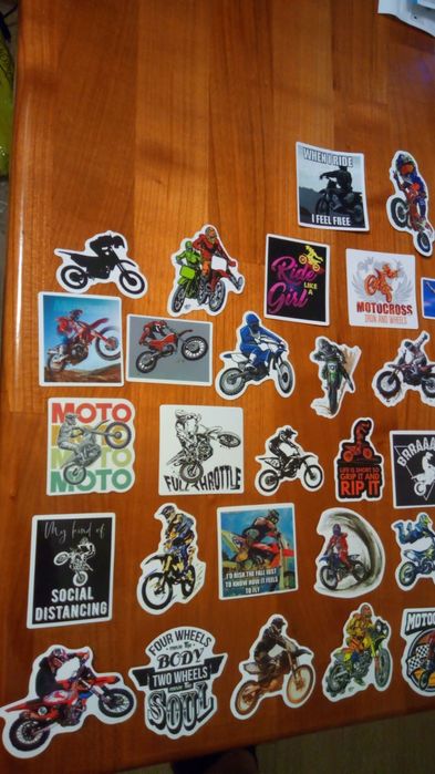 Наклейки downhill, мото