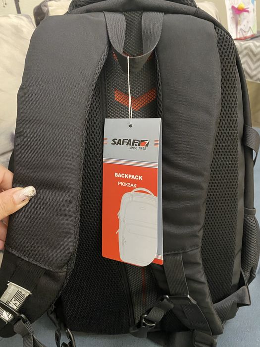 Рюкзак чорний Safari