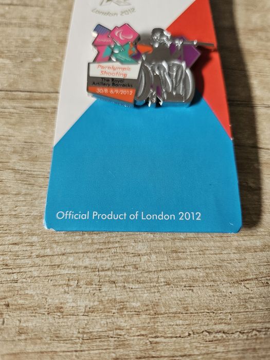 Pin przypinka Paralympic London 2012