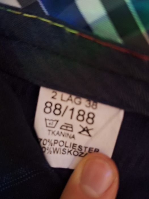 Garnitur męski granatowy 188