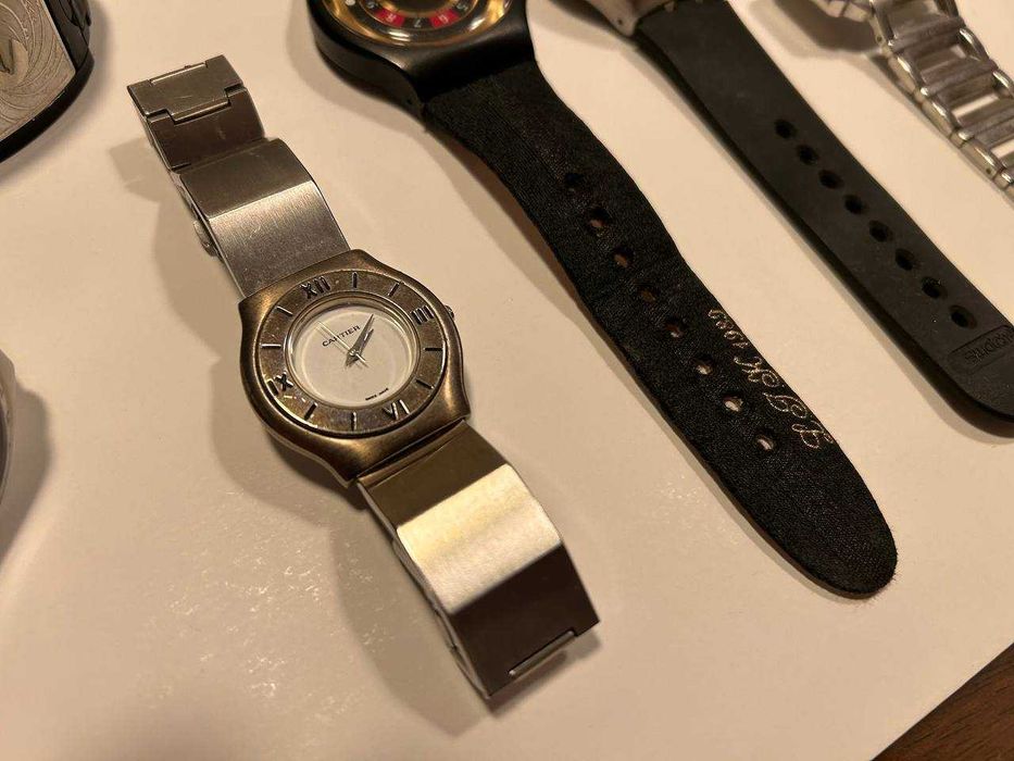 Relógios Swatch, Cartier e Pierre Cardin - Vintage