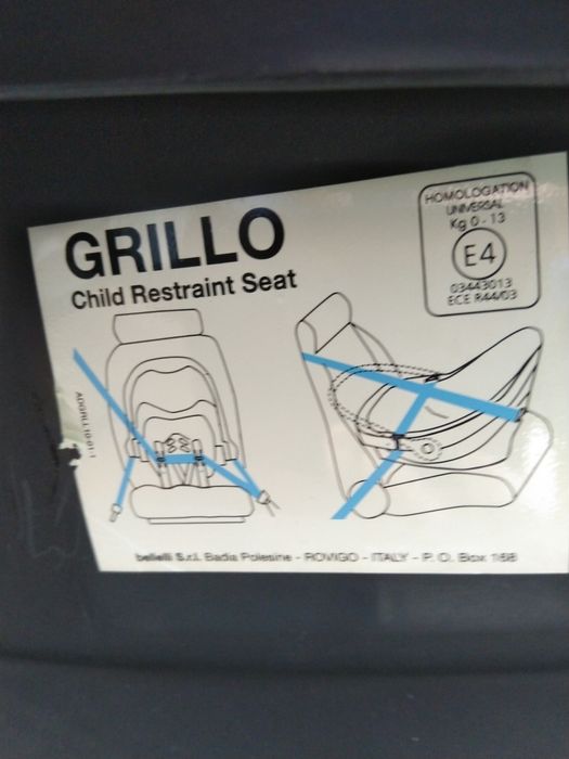 Fotelik nosidełko Deltim Grillo