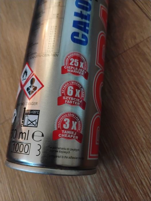 Boramax klej do styropianu 3szt.po 750 ml Nowe