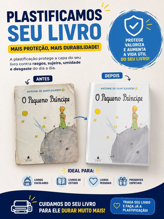Plastificar Livros