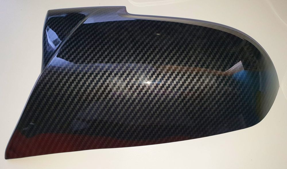 Capa para retrovisor bmw f20 f21, em carbono