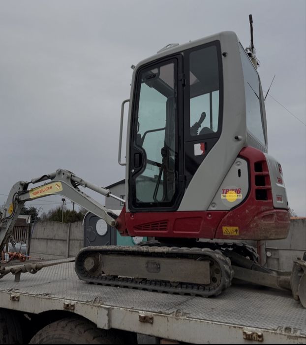 Takeuchi tb  minikoparka 216 polski salon