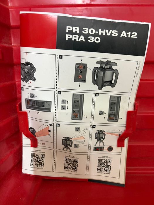 HILTI PR 30-HVS A12 – Kit Profissional Completo – Estado Impecável