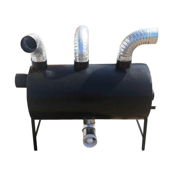 • 260 м2! ОБДУВ! 5мм! Буржуйка Теплогенератор Печь Булерьян (Булер'ян)