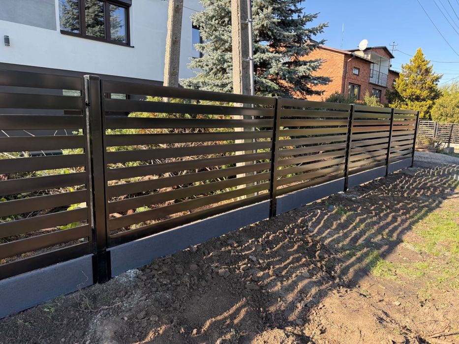 OGRODZENIE PALISADOWE Palisada ogrodzeniowa ogrodzenie Panelowe