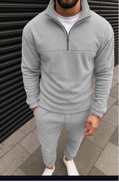 Теплий чоловічий спортивний костюм