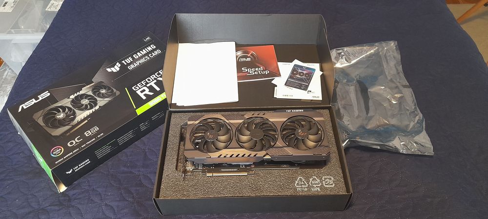 Karta graficzna ASUS GeForce RTX 3060 Ti TUF Gaming OC 8GB