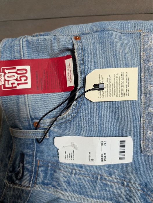 Лімвтовані шорти Levi's 501 anniversary  edition