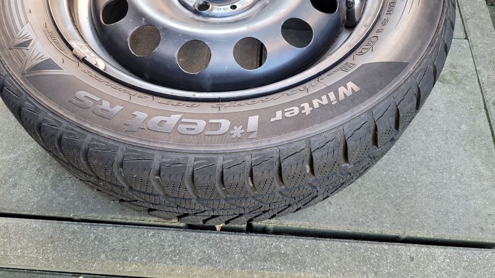 Koła zimowe 15,  4x100 ,MINI, OPEL, opony  HANKOOK ,kpl.4 szt.