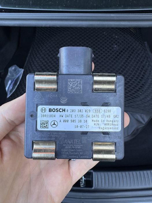 Радар датчик сліпих зон Mercedes дістронік A0009053810 (дистроник)