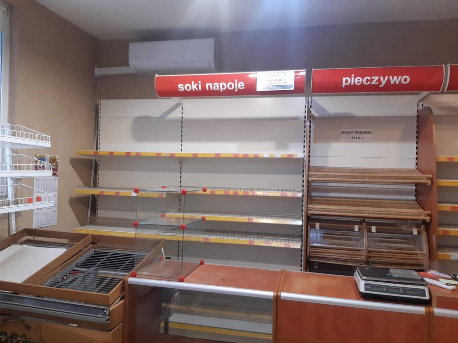 meble regały sklepowe wyposażenie sklepu