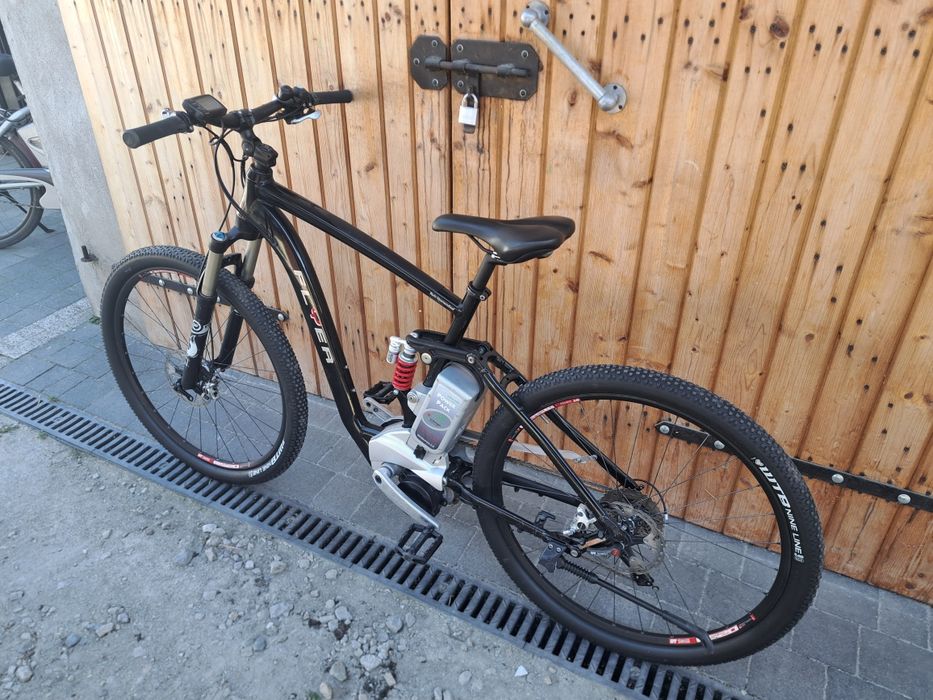 45 Rower Elektryczny FLYER Panasonic górski MTB full FOX L