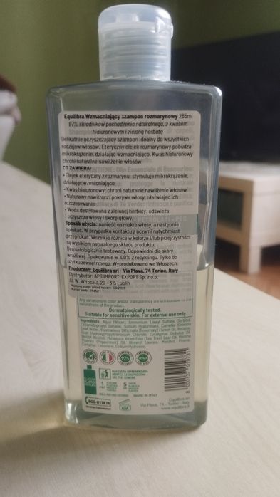Szampon rozmarynowy Equilibra