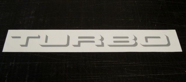 Autocolante TURBO Nissan Patrol Monster 4x4