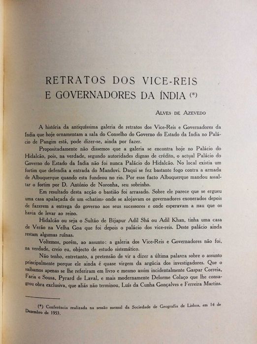 Boletim da Sociedade de Geografia de Lisboa. - 1954. Ver sumário