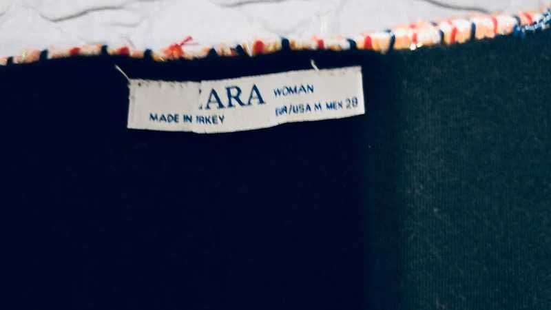 Zara top wielokolorowy roz.M