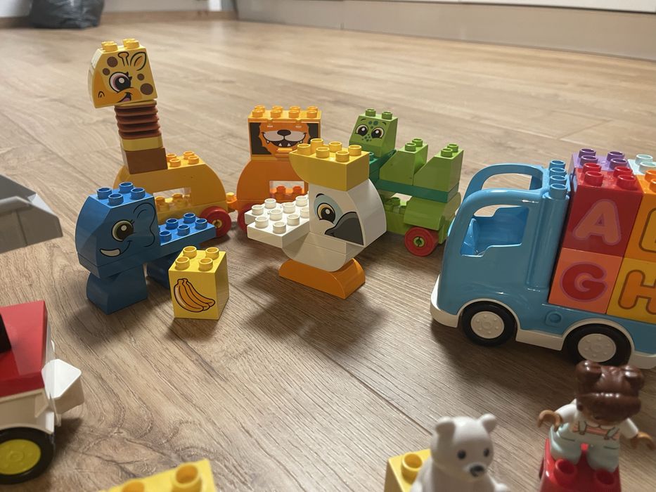 Wielki Zestaw Klocków LEGO duplo 10969, 10851, 10863, 10195,10953