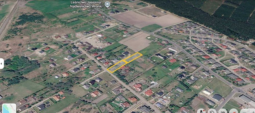 Działki budowlane Wronki - ul. Piaskowa